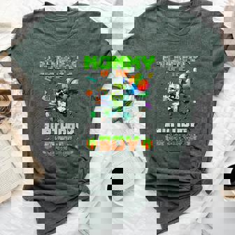 Mom Of The Birthday Boy Party Video Gamer Pixel Number Bella Canvas T-shirt | Mazezy