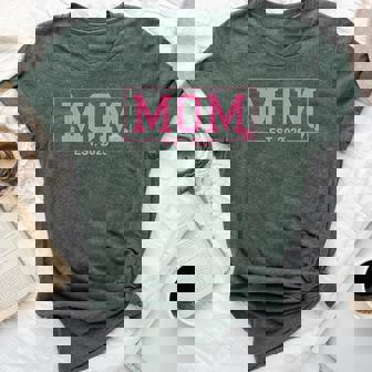 Mom Est 2025 Expect Girl Baby 2025 New Mom 2025 Mom To Be Bella Canvas T-shirt - Seseable