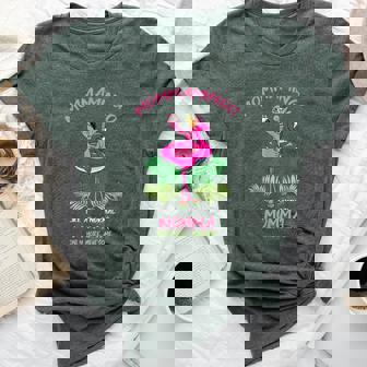 Mommamingo Momma Flamingo Lover Mother Mom Mother's Day Bella Canvas T-shirt | Mazezy