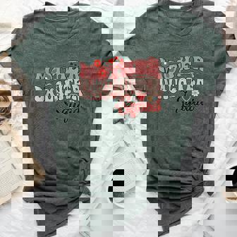 Mother Daughter Squad Matching Mom Groovy Bella Canvas T-shirt - Thegiftio UK
