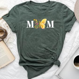 Mother's Day Butterfly Mom Mommy Mama Cute Insect Flower Bella Canvas T-shirt - Thegiftio UK