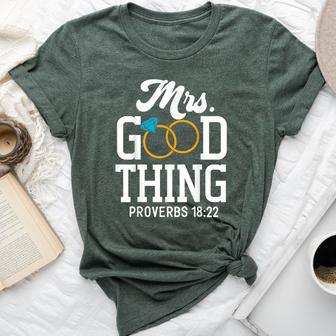 Mrs Good Thing Christian Bella Canvas T-shirt - Thegiftio UK