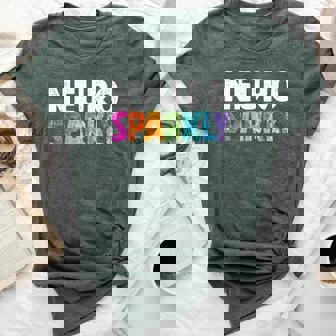 Neuro Sparkly Sped Teacher Autism Awareness Neurodiversity Bella Canvas T-shirt | Mazezy