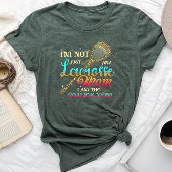 Im Not Just Any Lacrosse Mom Im The Goalie's Mom Bella Canvas T-shirt - Thegiftio UK