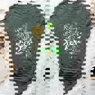 Not Lucky Simply Blessed Christian St Patrick’S Day Graphic Bella Canvas T-shirt | Seseable CA