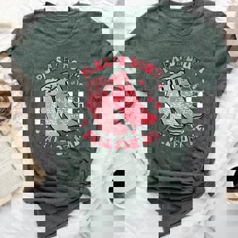 Nurse Valentine Non Slip Socks Please Don't Fall For Me Bella Canvas T-shirt | Mazezy