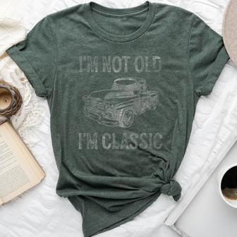 Old And Classic Vintage Truck For Women Bella Canvas T-shirt - Thegiftio UK