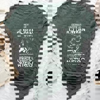 An Old Woman Who Graduated From University Of Waterloo Bella Canvas T-shirt | Mazezy