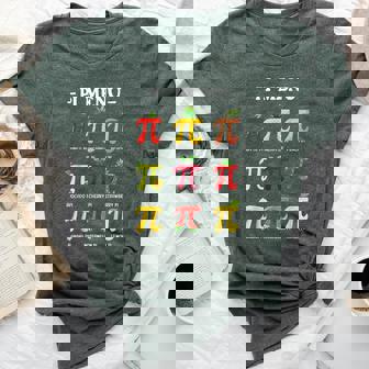 Pie Menu Pi Day Pi 314 Math Teacher Pi Symbol Pie Pun Bella Canvas T-shirt | Mazezy