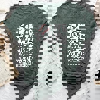 He Plays She Dances Mom Of Both Dancing And Baseball Mom Bella Canvas T-shirt - Thegiftio