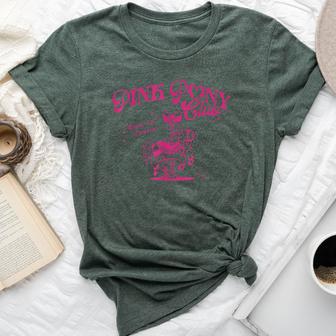 Pony And Heels Lover Pink Girls Clubs Disco Retro Western Bella Canvas T-shirt - Thegiftio UK