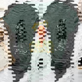 Prayer Warrior Locs Christian Black Woman Camo Bandana Bella Canvas T-shirt - Thegiftio UK