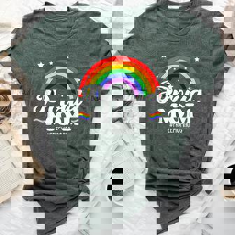 Proud Mom Mother's Day Lgbtq Rainbow Flag Gay Pride Lgbt Bella Canvas T-shirt - Thegiftio UK