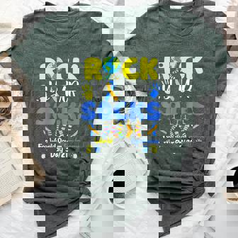 Rock Your Socks For World Down Syndrome Day Women Bella Canvas T-shirt | Mazezy