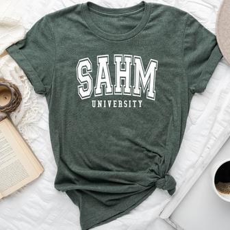 Sahm University Cool Mama Life Stay At Home Mom Bella Canvas T-shirt - Thegiftio UK