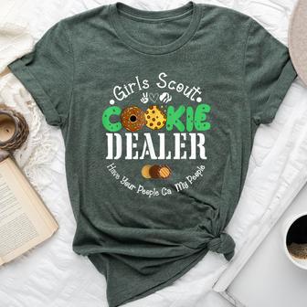 Scout For Girls Cookie Mom Scouting Family Matching Bella Canvas T-shirt - Thegiftio UK