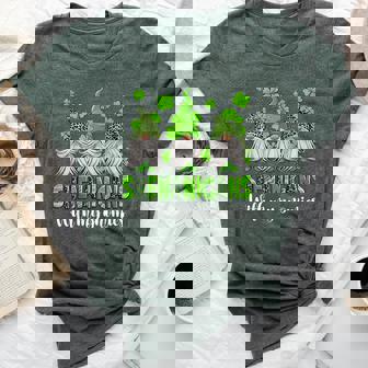 Shenanigans With My Gnomies St Patrick's Day Gnomes Women Bella Canvas T-shirt - Thegiftio UK
