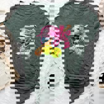 Softball Coquette Bow In My Softball Girl Era Girls Bella Canvas T-shirt - Thegiftio