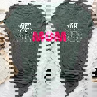 Spider Mom Groovy Family Party Mama Bella Canvas T-shirt | Mazezy