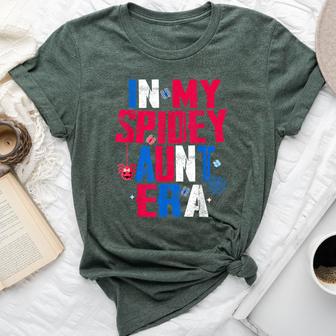 In My Spidey Aunt Auntie Matching Party Bella Canvas T-shirt - Thegiftio UK