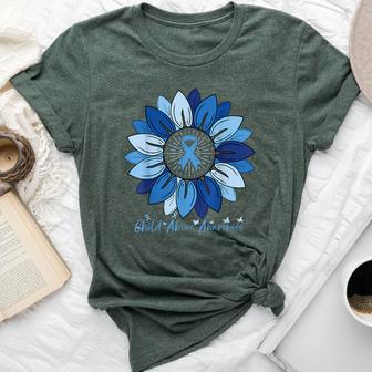 Sunflower Child Abuse Awareness Month Bella Canvas T-shirt - Thegiftio UK