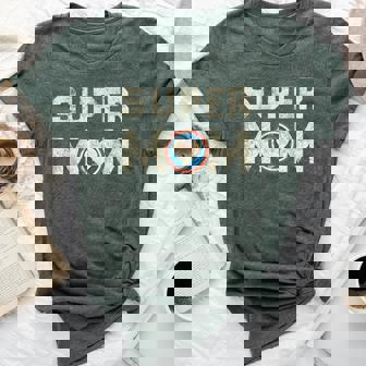 Super Mom Superheroine Mama Mother Heroine Star Sign Bella Canvas T-shirt | Mazezy