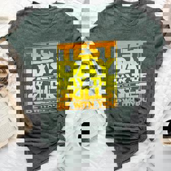 Testing Day Test Day May The Skills Be With You Teacher Bella Canvas T-shirt | Mazezy