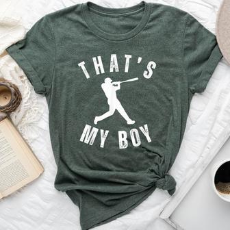 That's My Boy Baseball Mom Cute Baseball Mom Bella Canvas T-shirt - Thegiftio UK