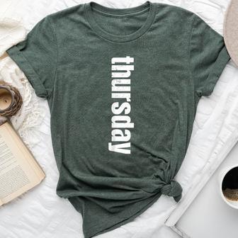 Thursday Days Of The Week Boys Girls Bella Canvas T-shirt - Thegiftio UK