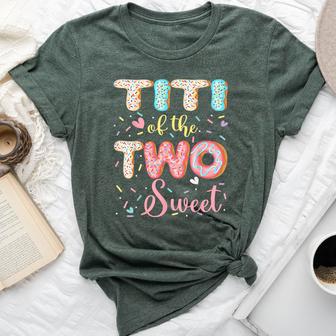 Titi Of The Two Sweet 2Nd Birthday Girl Donut Lover Bella Canvas T-shirt - Thegiftio UK