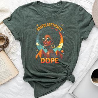 Unapologetically Dope Melanin Queen African American Bella Canvas T-shirt - Thegiftio UK