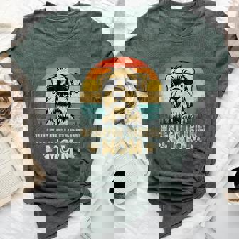 Vintage Wheaten Terrier Mom Dog Lovers Mother's Day Bella Canvas T-shirt - Seseable