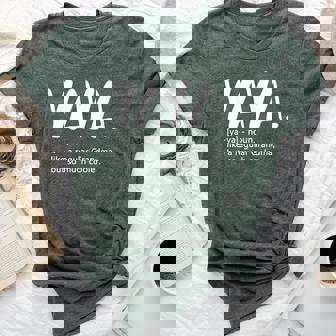 Yaya For Mother's Day Idea For Grandma Yaya Bella Canvas T-shirt | Mazezy