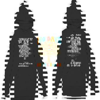 100 Days In The Books Reading Teacher Students Book Tree Unisex Hoodie - Monsterry