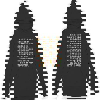 100 Days Math Numbers 100th Day Of School Teacher Kids Unisex Hoodie - Monsterry