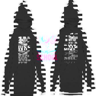 100 Days Of School Baseball Bat Drip 100Th Day Of School Hoodie - Thegiftio