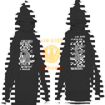 100 Days Of School Basketball Happy 100Th Day Of School Hoodie | Mazezy