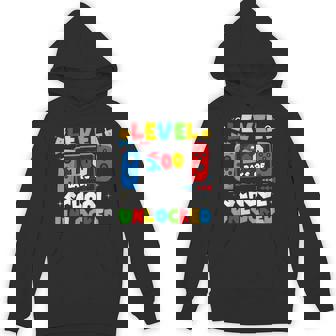100 Days Of School Level Unlocked Gaming 100Th Day Of School Hoodie - Thegiftio