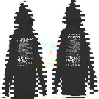 100 Days Of School Truck 100Th Day Of School Boys Hoodie | Mazezy