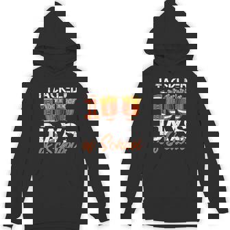 100Th Day Of School Boys Football I Tackled 100 Days School Hoodie | Mazezy