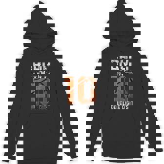 10Th Birthday Basketball Bruh I'm Double Digits 10 Years Old Hoodie - Monsterry
