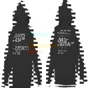 11 Years Old Legend Since February 2014 11Th Birthday Hoodie - Thegiftio UK