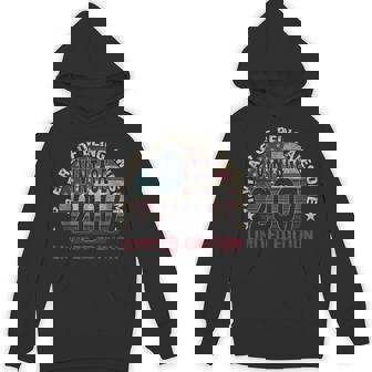 18Th Birthday Vintage Born 2007 Turning 18 Year Old Hoodie - Seseable