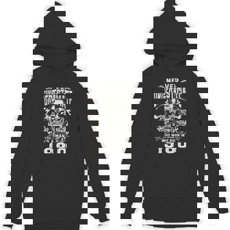 1980 Power Of A Man Hoodie | Mazezy