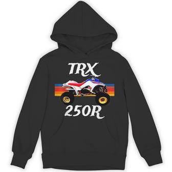 1986 Vintage Retro Four Wheeler ATV ATC TRX 250R Unisex Hoodie - Monsterry