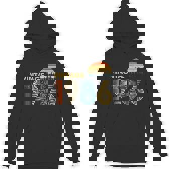1986 Vintage Sunset Hoodie | Mazezy