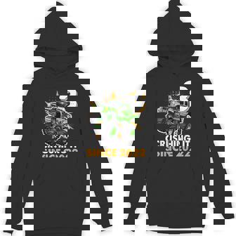 3 Year Old Crushing It 2022 Boys Monster Truck 3Rd Birthday Hoodie - Monsterry