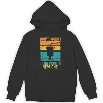 3D Printer Vintage Retro Present Idea For Geeks 3D Printing Hoodie - Thegiftio UK