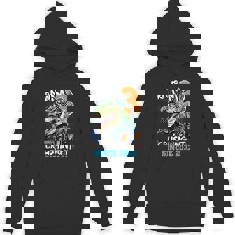 3Rd Birthday Monster Truck Dinosaur Party Boys Rawr I'm 3 Hoodie - Monsterry