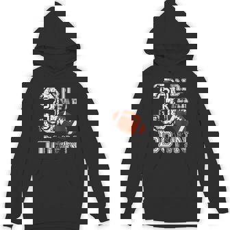 3Rd Year Down Football Lover Third Birthday Boy Party Hoodie | Seseable CA